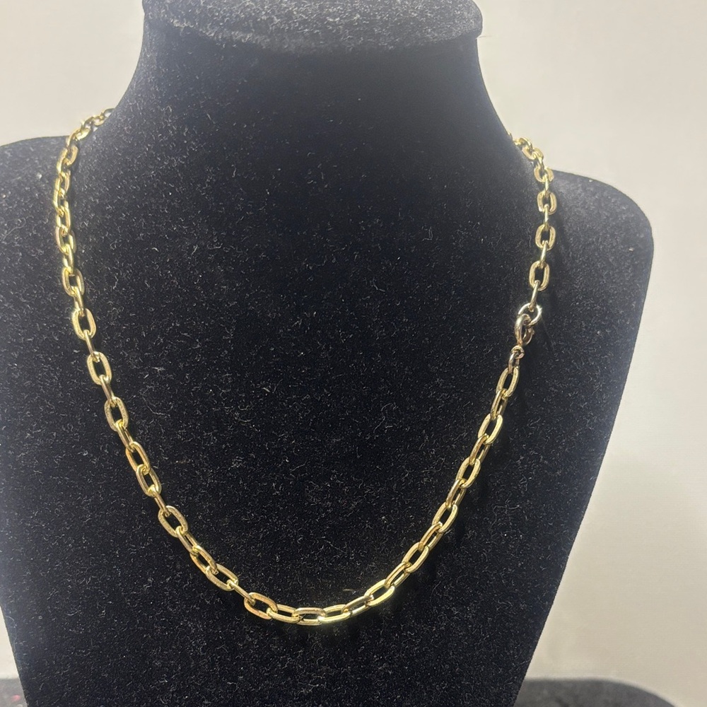 Elegant Gold tone Chain Necklace